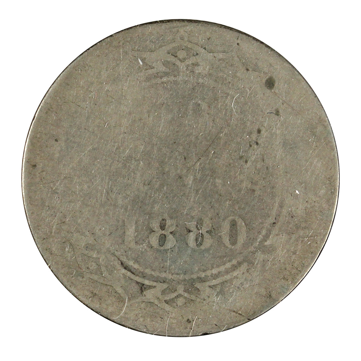1880 Newfoundland 20-cents Filler