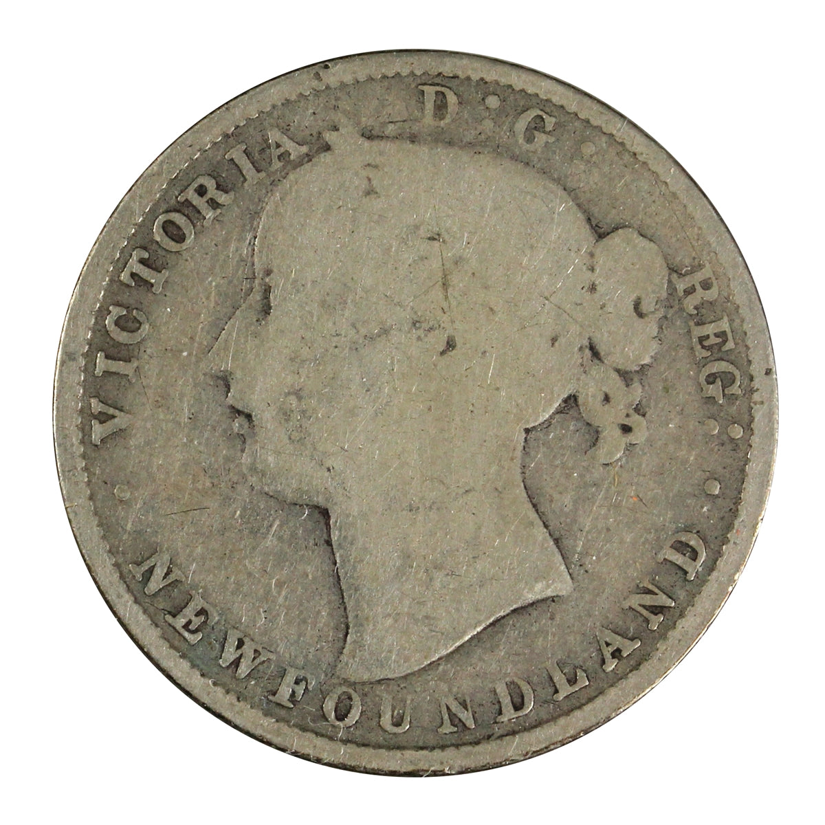 1880 Newfoundland 20-cents Filler