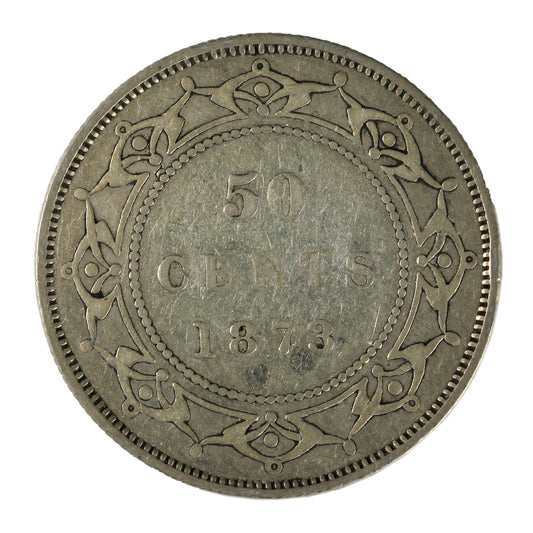 1873 Newfoundland 50-cents F-VF (F15)