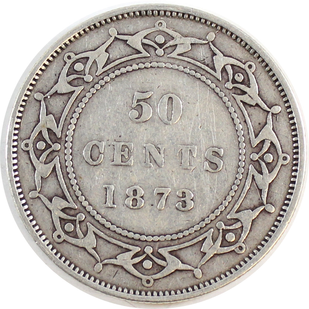 1873 Newfoundland 50-cents VG-F (VG10)