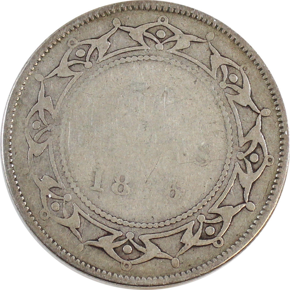 1876H Newfoundland 50-cents About Good (AG3)