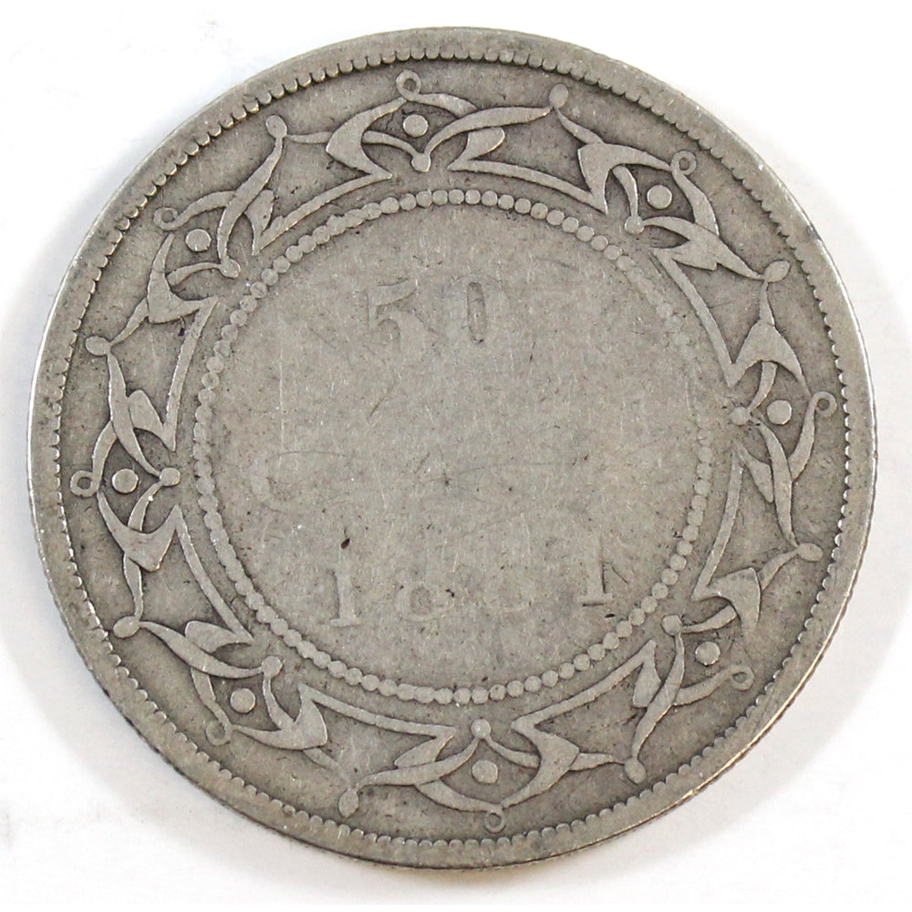 1881 Newfoundland 50-cents About Good (AG3)