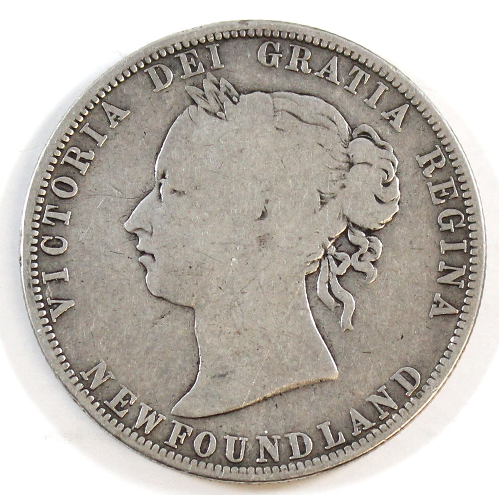 1881 Newfoundland 50-cents About Good (AG3)