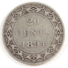 1894 Obv. 2 Newfoundland 20-cents Very Good (VG8)