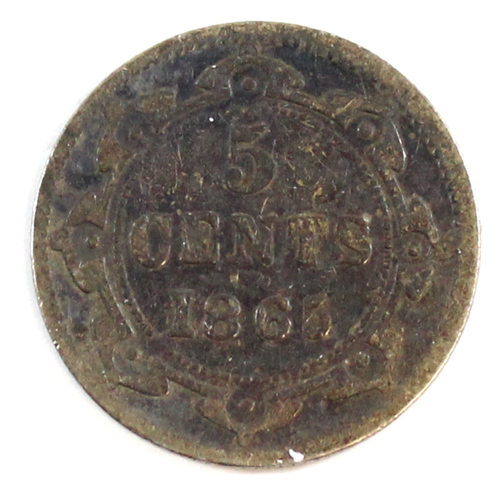1865 Newfoundland 5-cents Very Good (VG8)