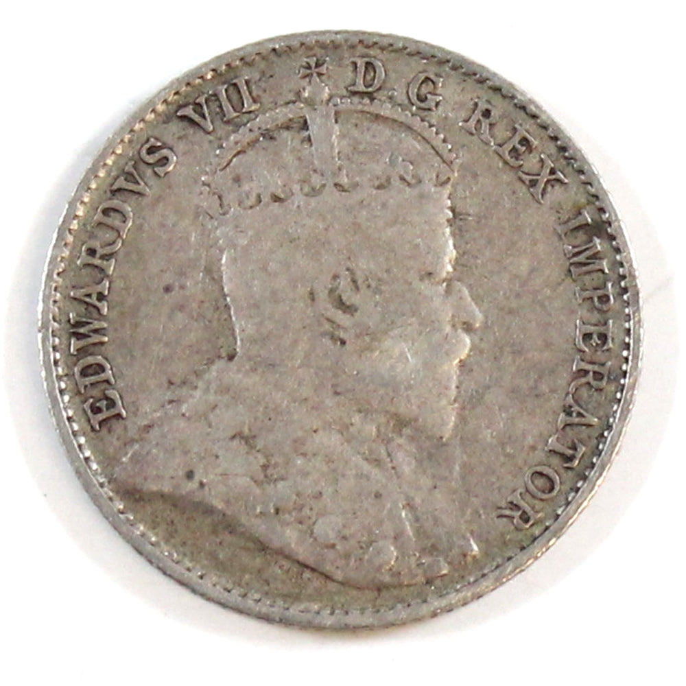 1904 Newfoundland 5-cents VG-F (VG10)
