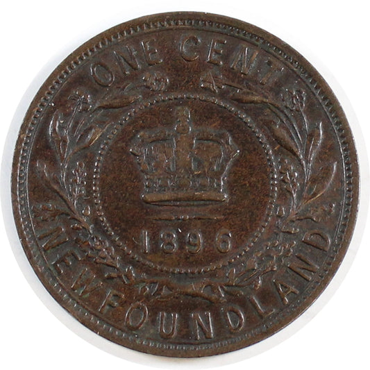 1896 Newfoundland 1-cent Extra Fine (EF-40)