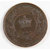 1864 Short 6 New Brunswick 1-cent AU-UNC (AU55) $