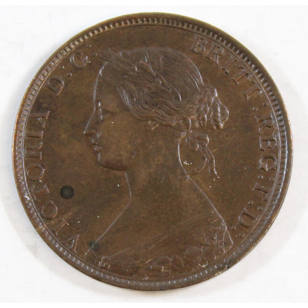 1864 Short 6 New Brunswick 1-cent AU-UNC (AU55) $