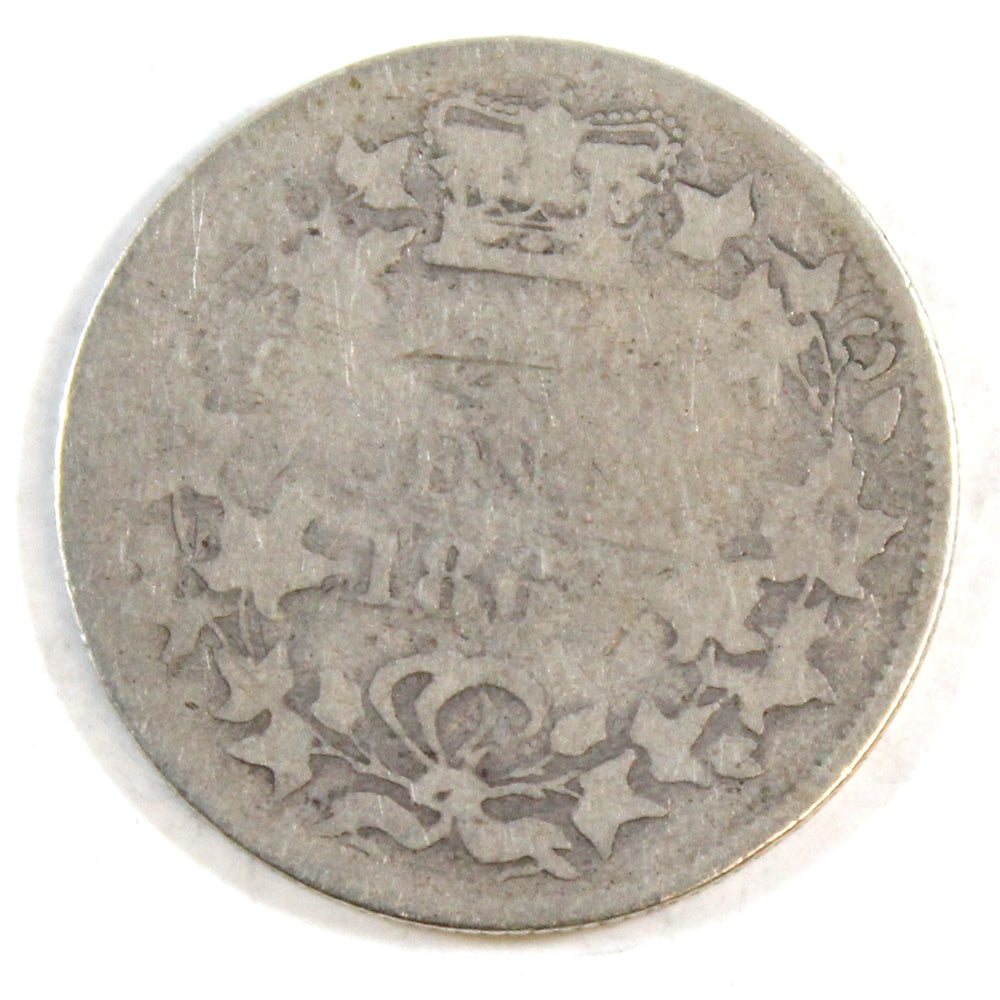 1862 New Brunswick 20-cents About Good (AG3)