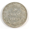 1894 Obv. 1 Newfoundland 20-cents EF-AU (EF45) $