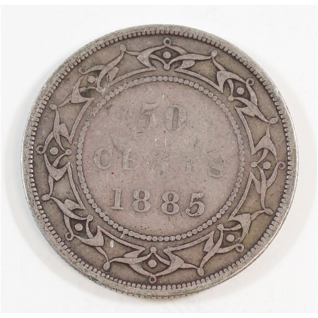 1885 Newfoundland 50-cents G-VG (G6)
