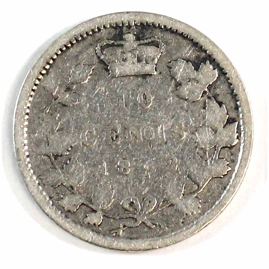 1862 New Brunswick 10-cents G-VG (G6) $