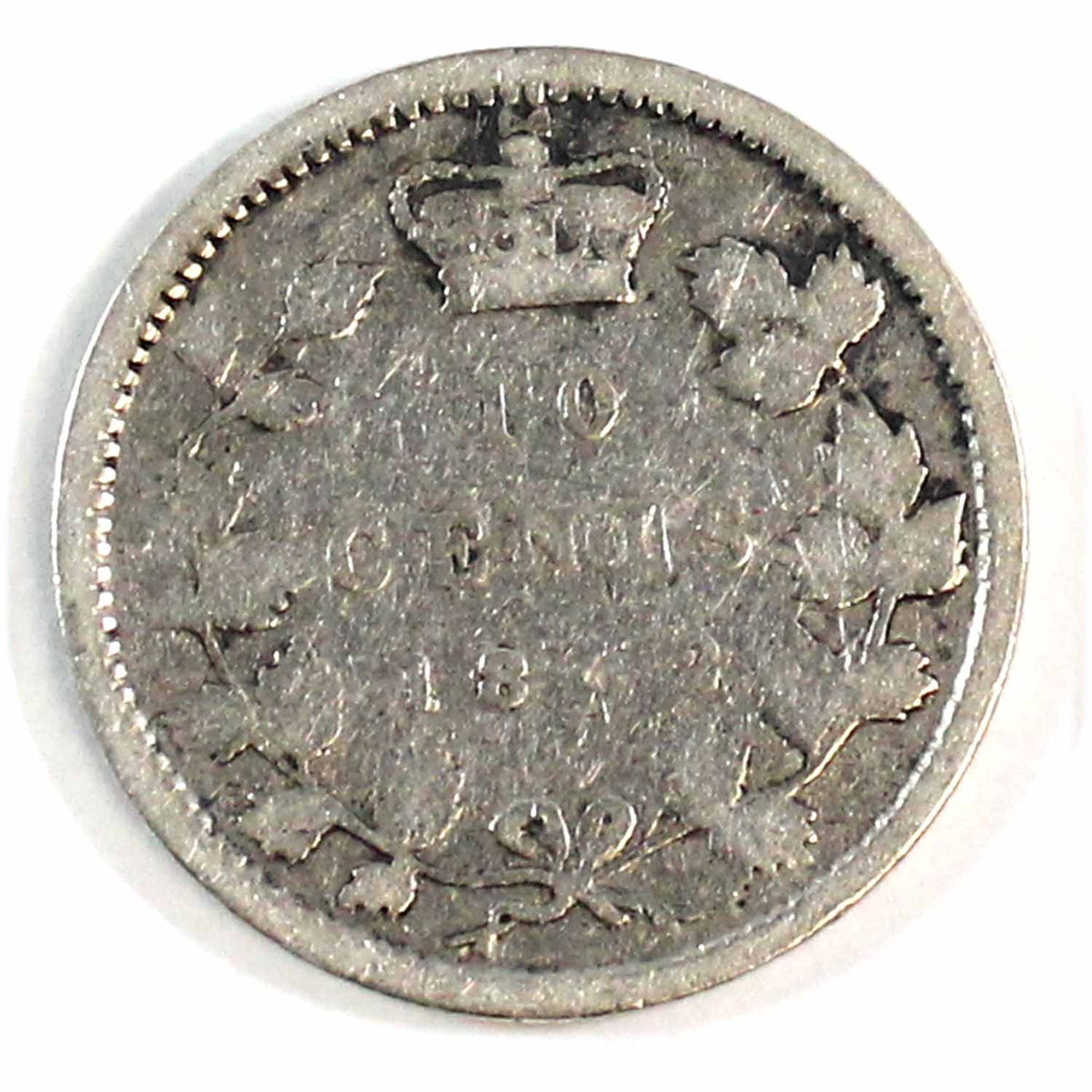 1862 New Brunswick 10-cents G-VG (G6) $