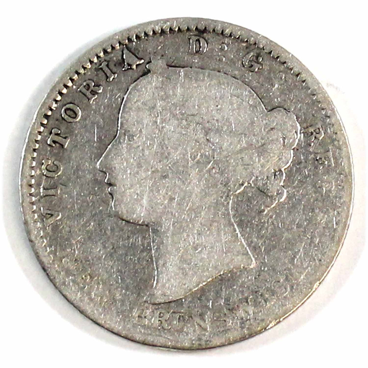 1862 New Brunswick 10-cents G-VG (G6) $