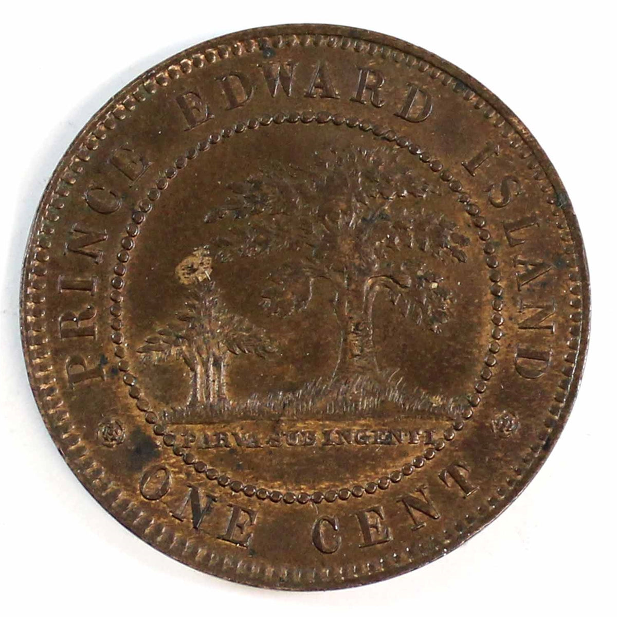 1871 Prince Edward Island Cent AU-UNC (AU55) $