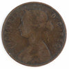 1880 R.0. L.D. Newfoundland 1-cent G-VG (G6)