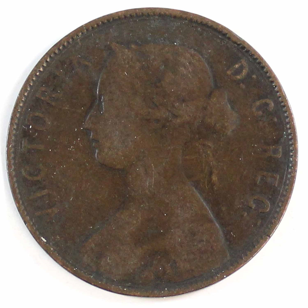 1880 R.0. L.D. Newfoundland 1-cent G-VG (G6)