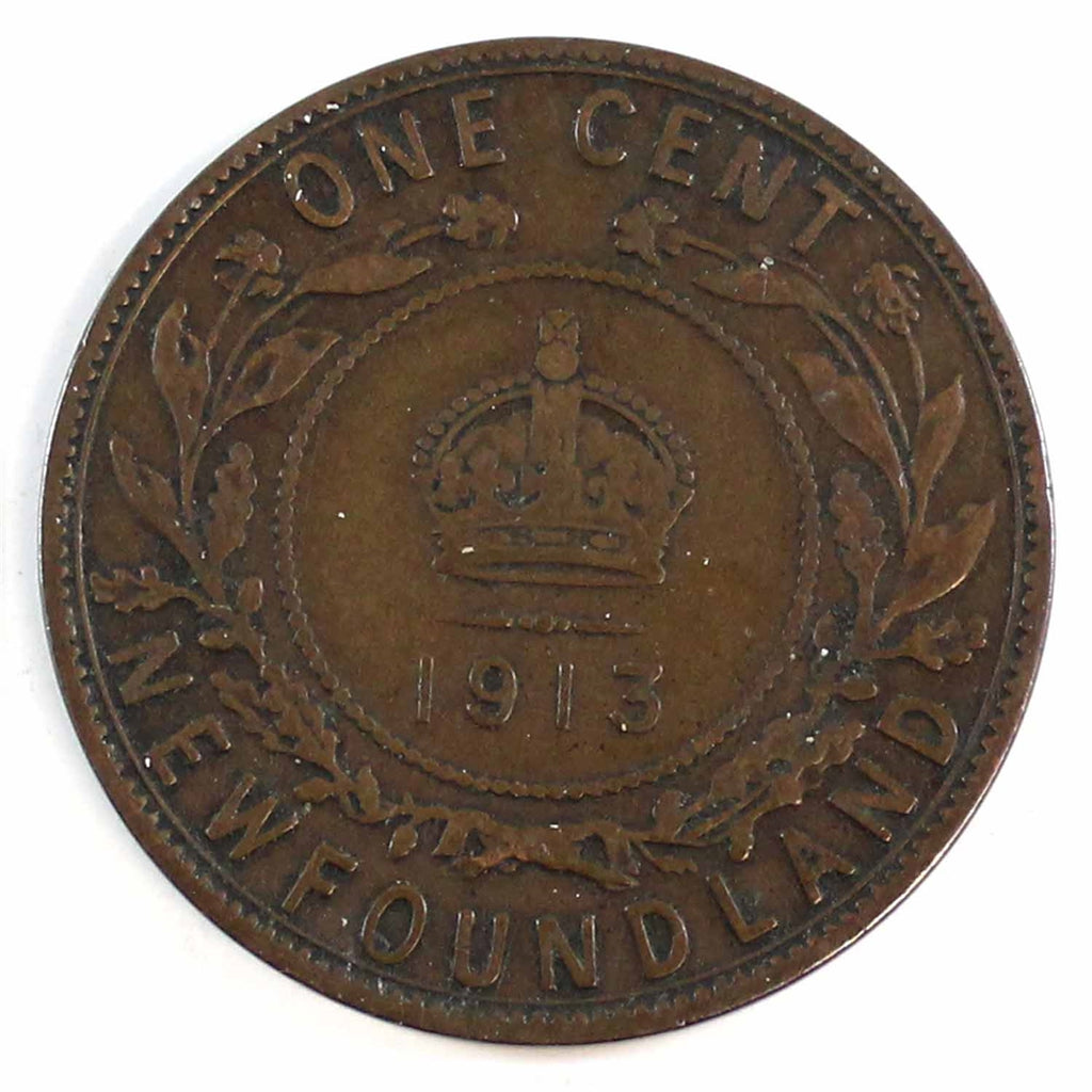 1913 Newfoundland 1-cent G-VG (G6)