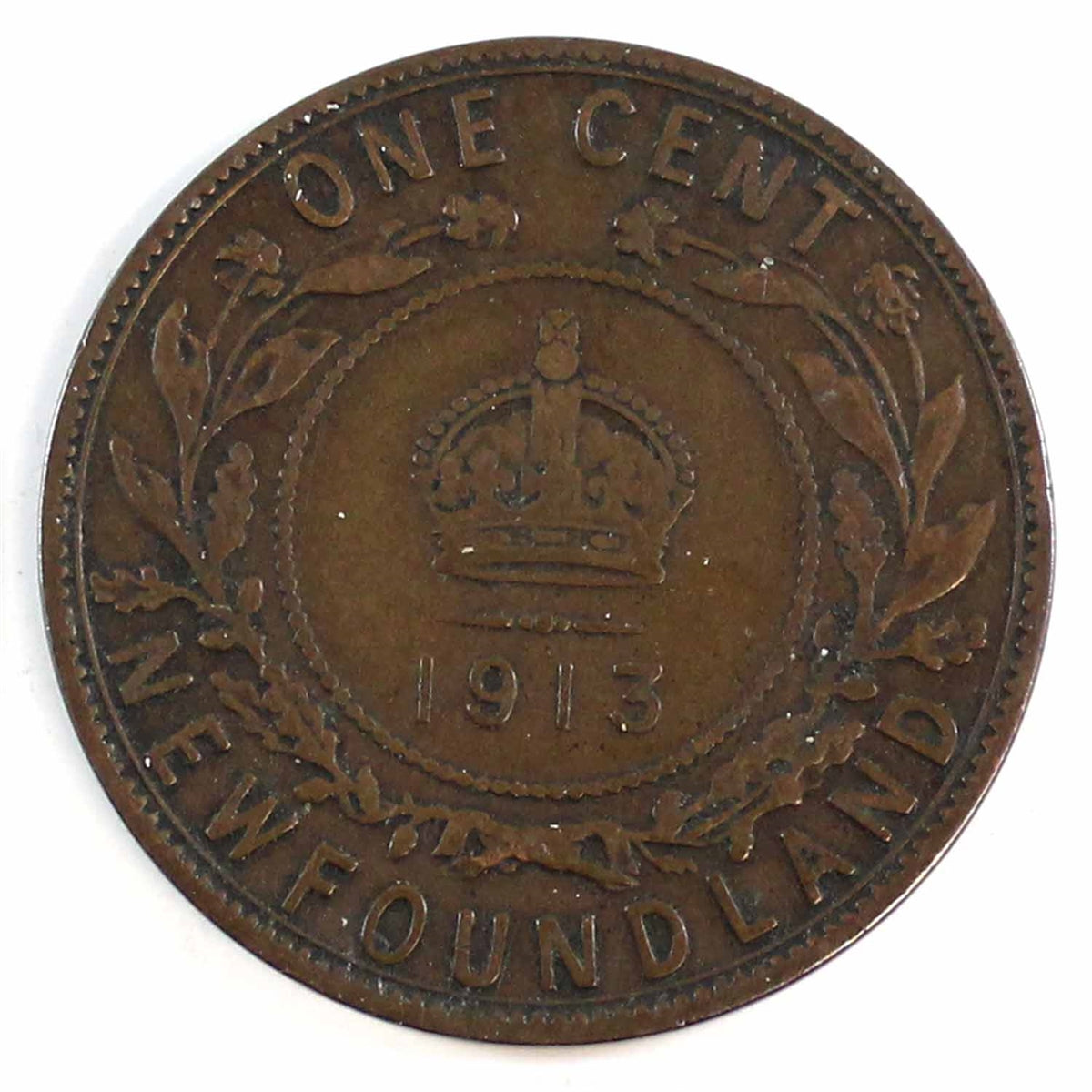 1913 Newfoundland 1-cent G-VG (G6)
