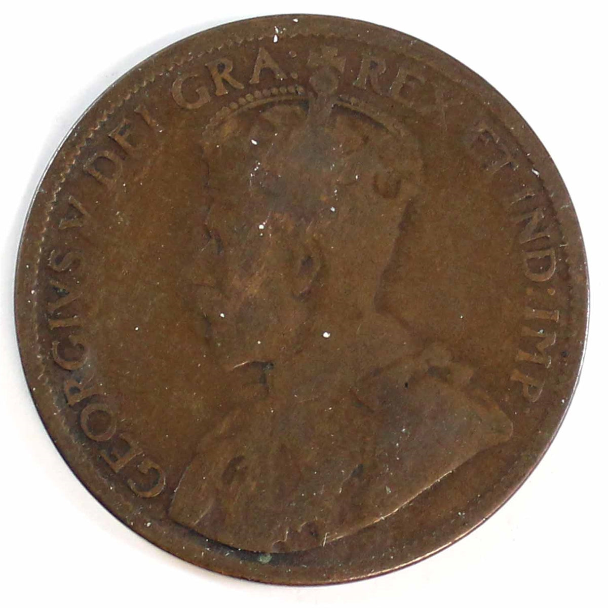 1913 Newfoundland 1-cent G-VG (G6)