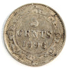 1896 Newfoundland 5-cents F-VF (F15)