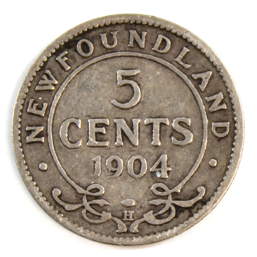 1904H Newfoundland 5-cents Good (G4)