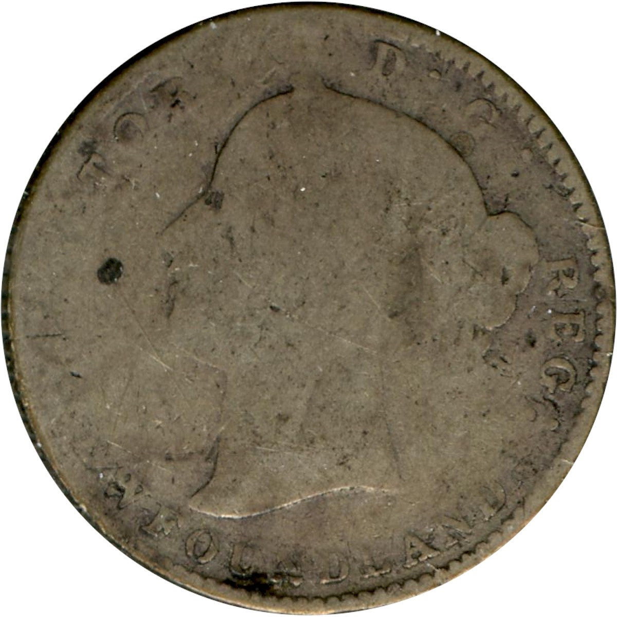 1880 Newfoundland 10-cents Filler