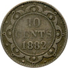 1882H Newfoundland 10-cents G-VG (G6)