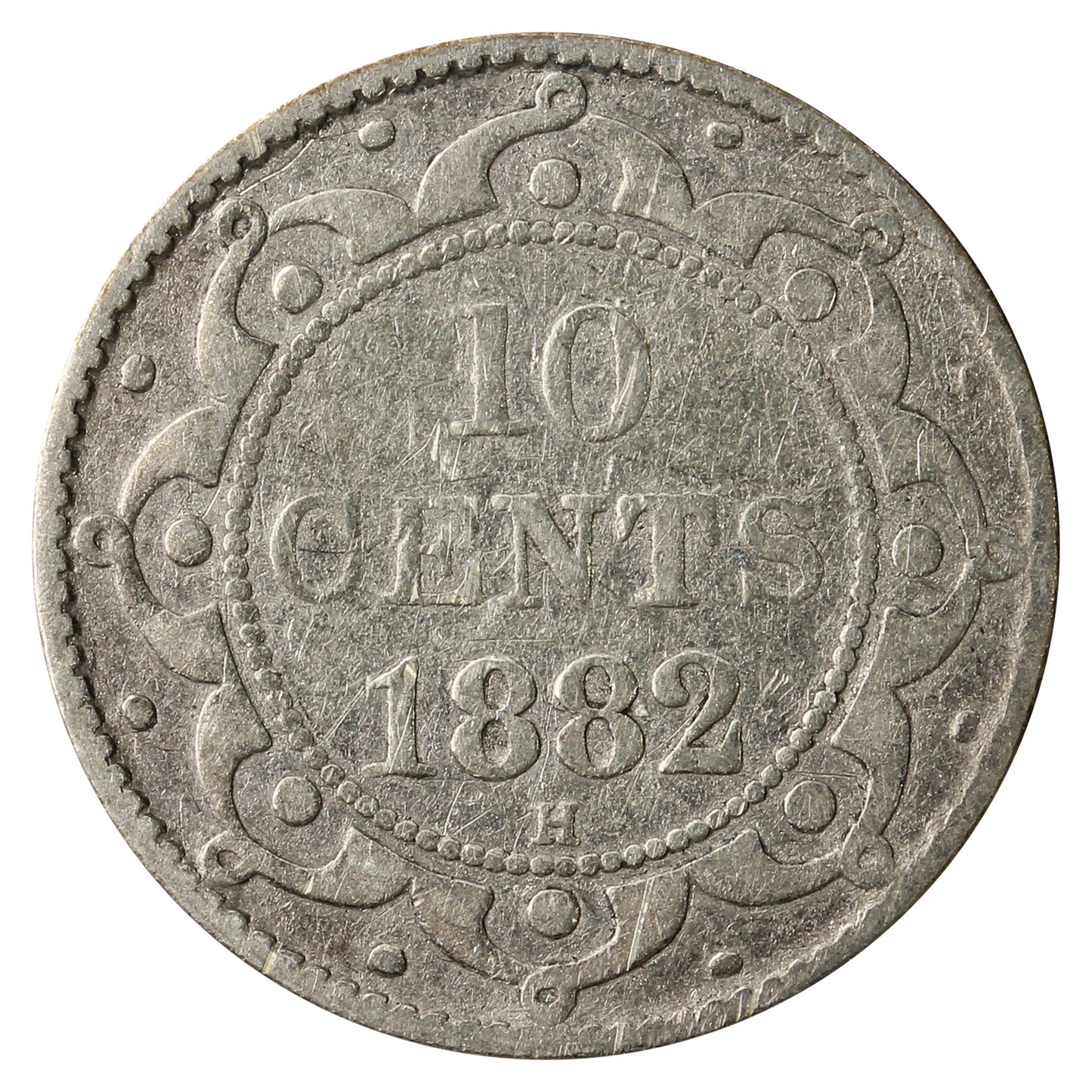 1882H Newfoundland 10-cents Good (G4)