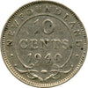 1940 Re-Engraved Newfoundland 10-cents VF-EF (VF30)