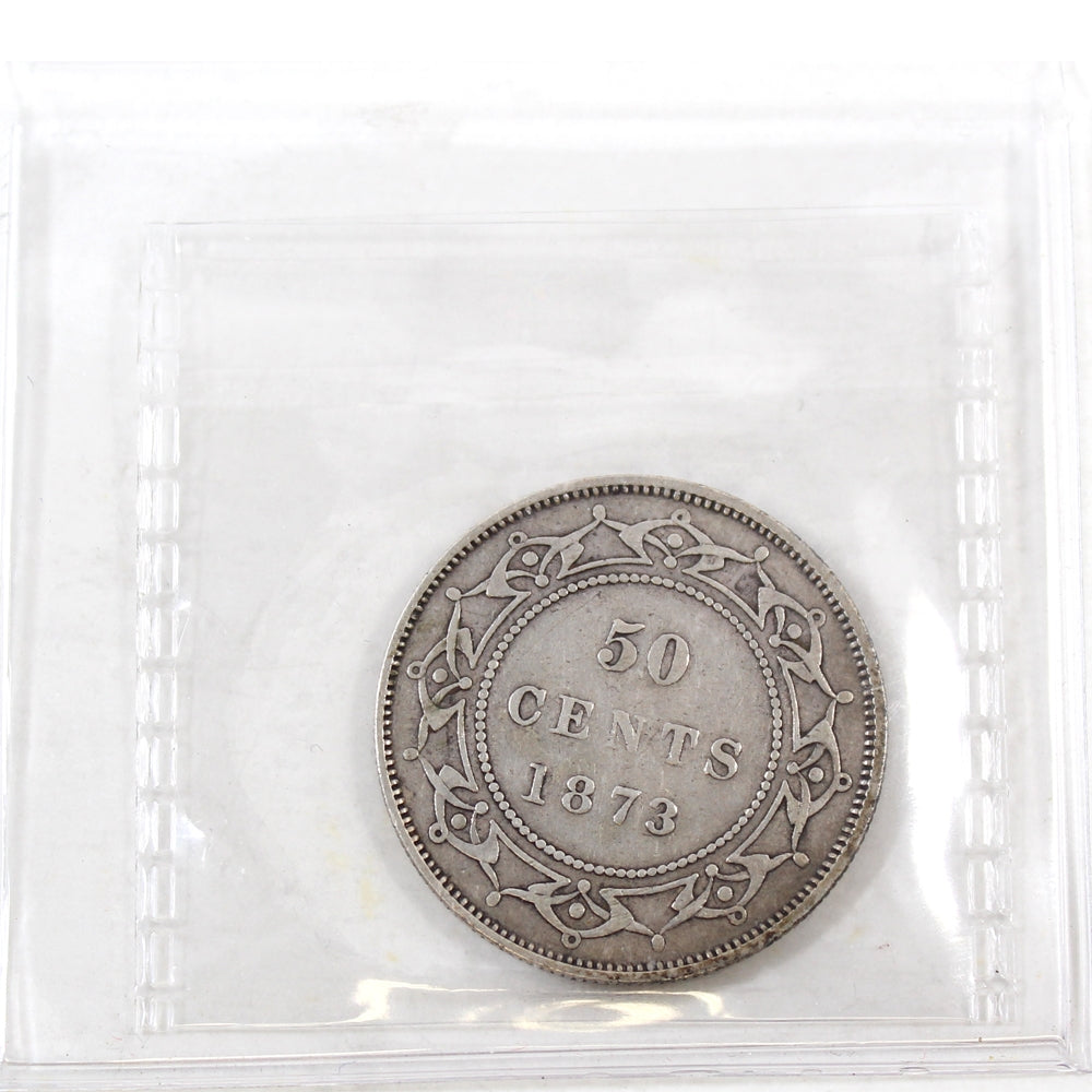 1873 Newfoundland 50-cents ICCS Certified VF20