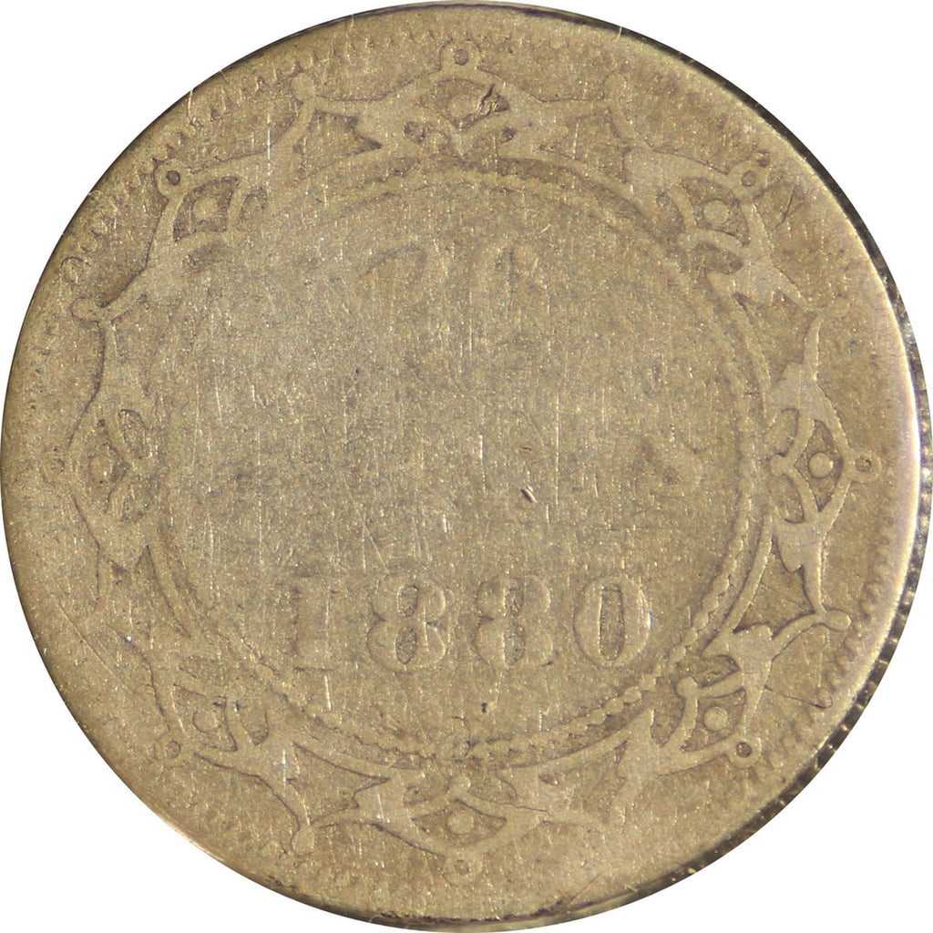 1880 Newfoundland 20-cents Good (G4)