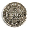 1946C Newfoundland 5-cents Extra Fine (EF40)