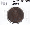 1864 Nova Scotia 1-cent AU-UNC (AU55) $