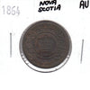 1864 Nova Scotia 1-cent Almost Uncirculated (AU50) $