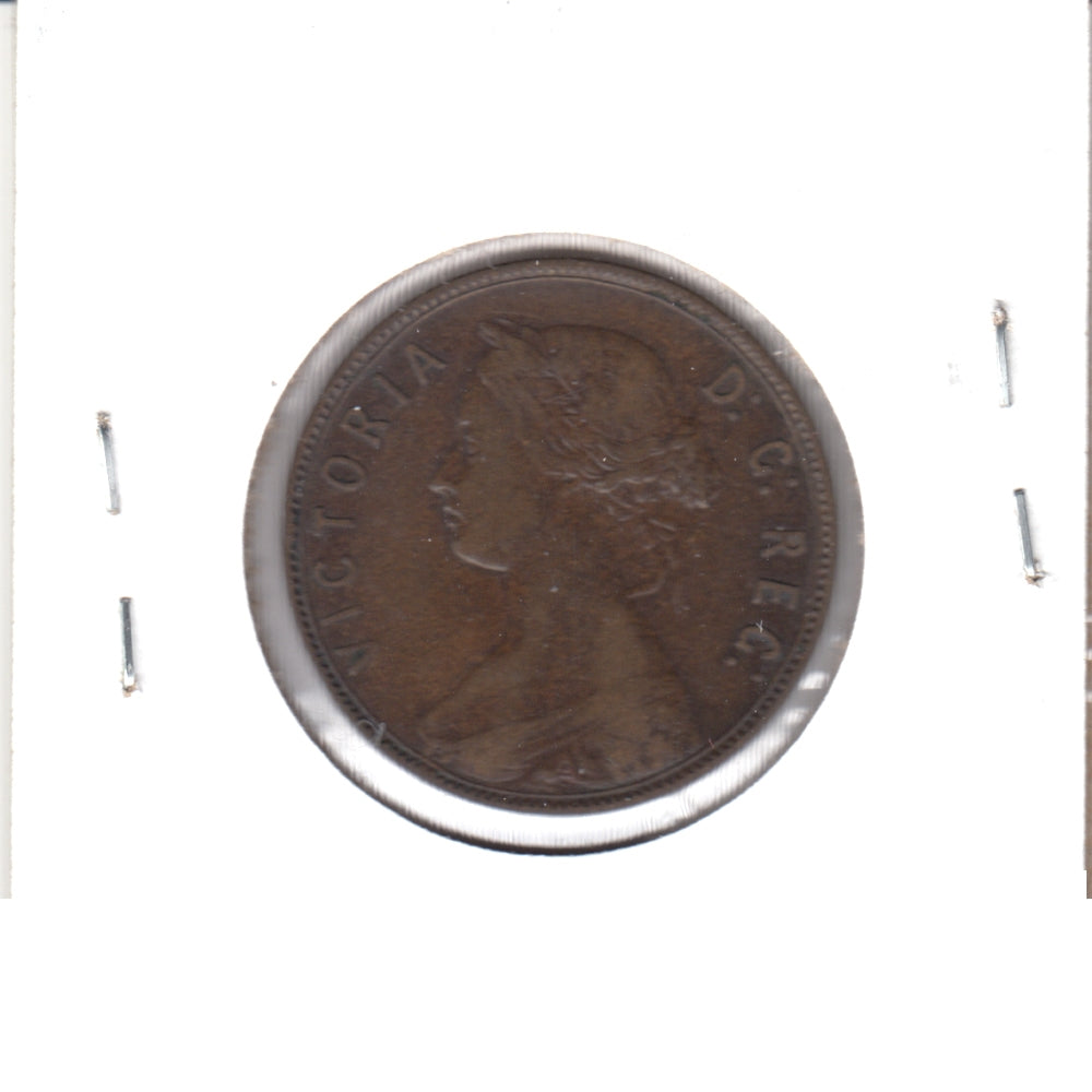1885 Newfoundland 1-cent Very Fine (VF-20) $