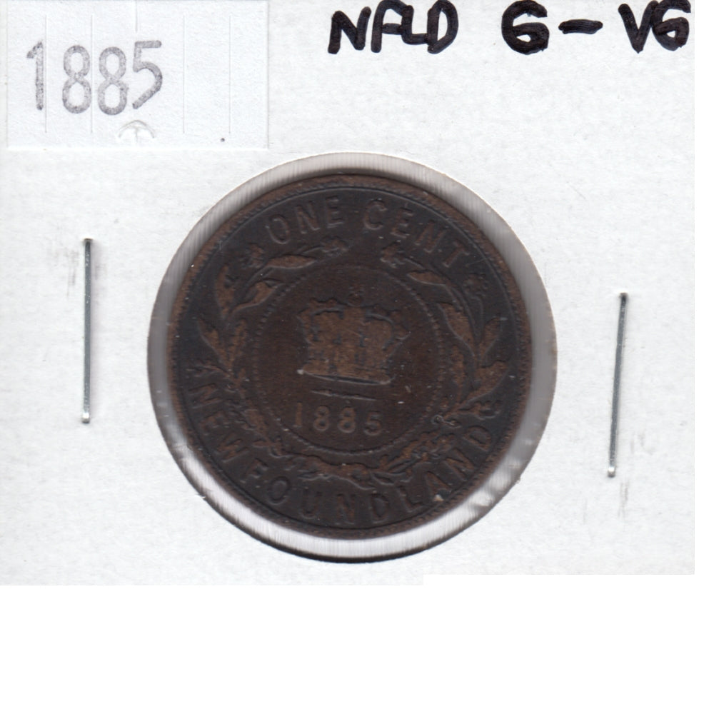 1885 Newfoundland 1-cent G-VG (G6)