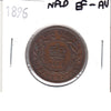 1896 Newfoundland 1-cent EF-AU (EF45) $