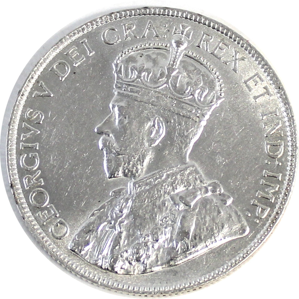 1917C Newfoundland 50-cents Almost Uncirculated (AU50) $