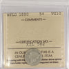 1880 Newfoundland 5-cents ICCS Certified VG10