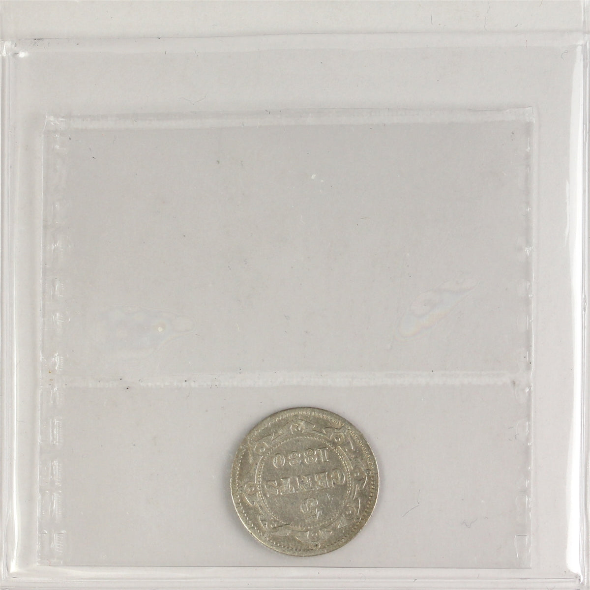 1880 Newfoundland 5-cents ICCS Certified VG10