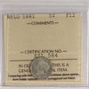 1881 Newfoundland 5-cents ICCS Certified F12