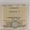 1888 Obverse 3 Newfoundland 5-cents ICCS Certified VG8