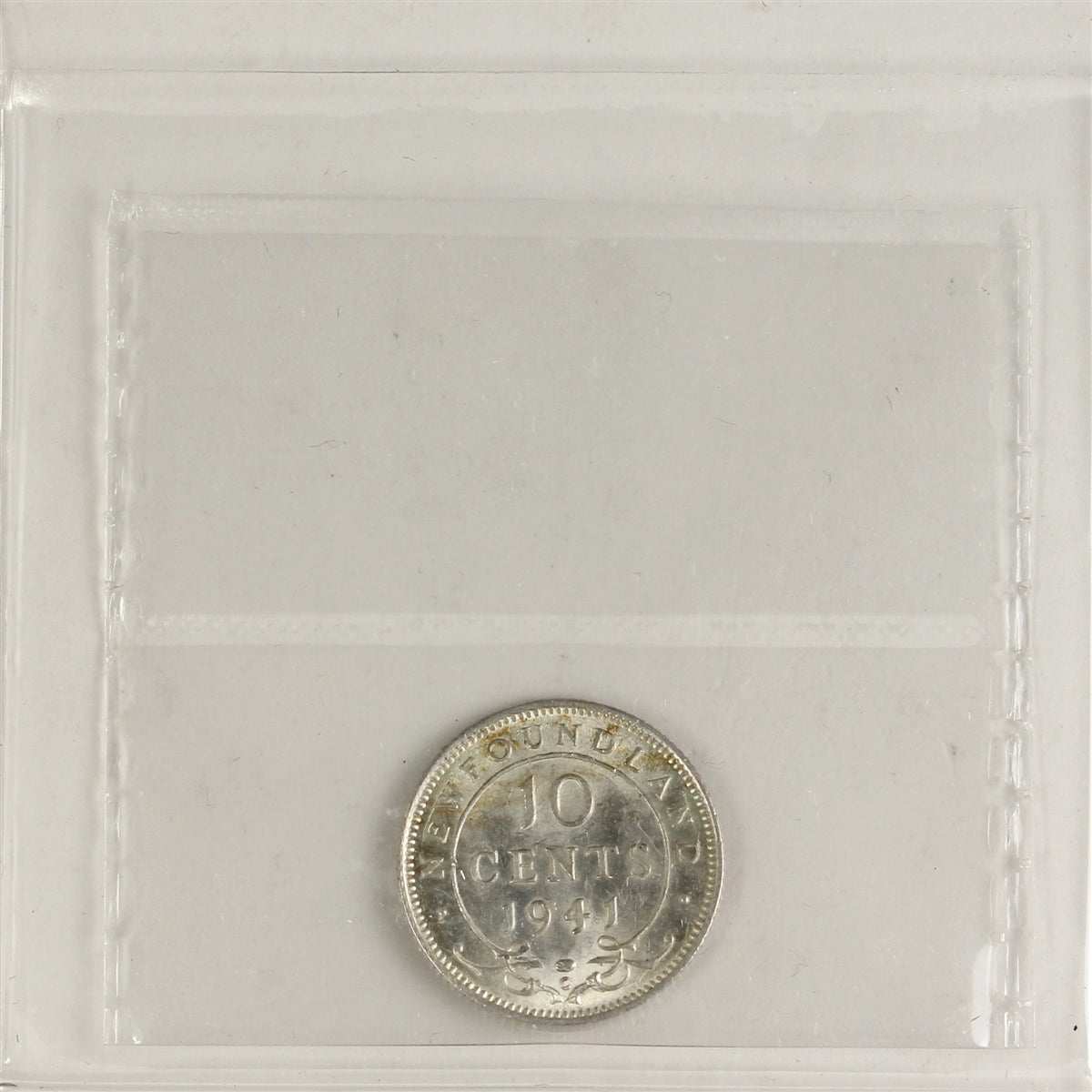 1941C Newfoundland 10-cents ICCS Certified MS-62