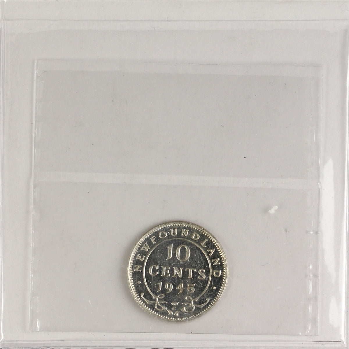 1945C Newfoundland 10-cents ICCS Certified MS-60