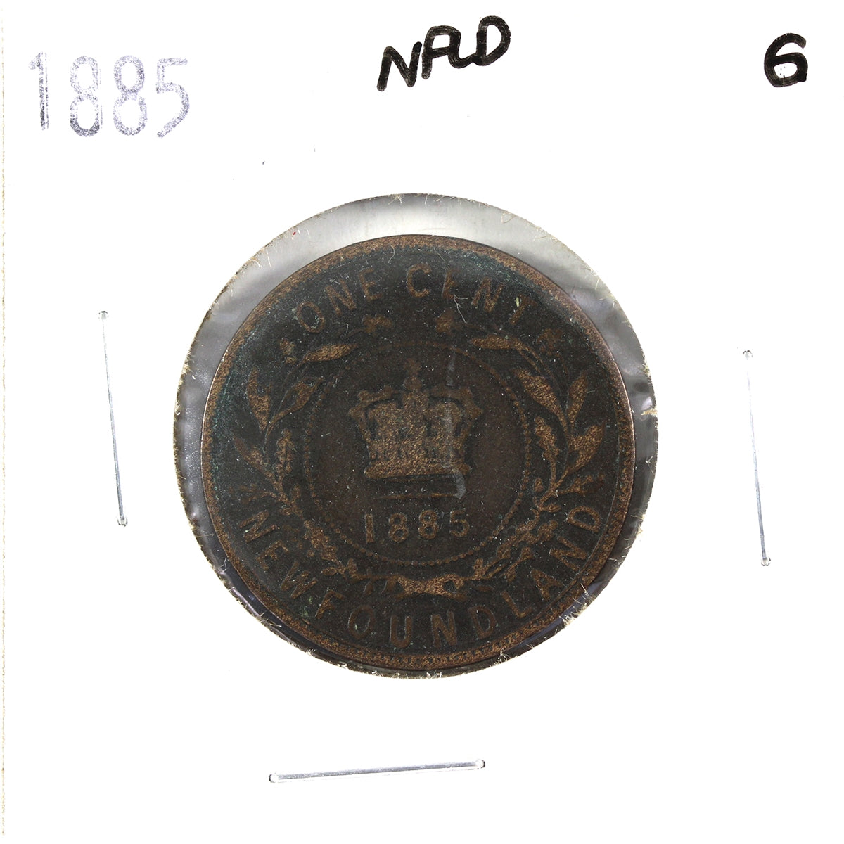 1885 Newfoundland 1-cent Good (G4)