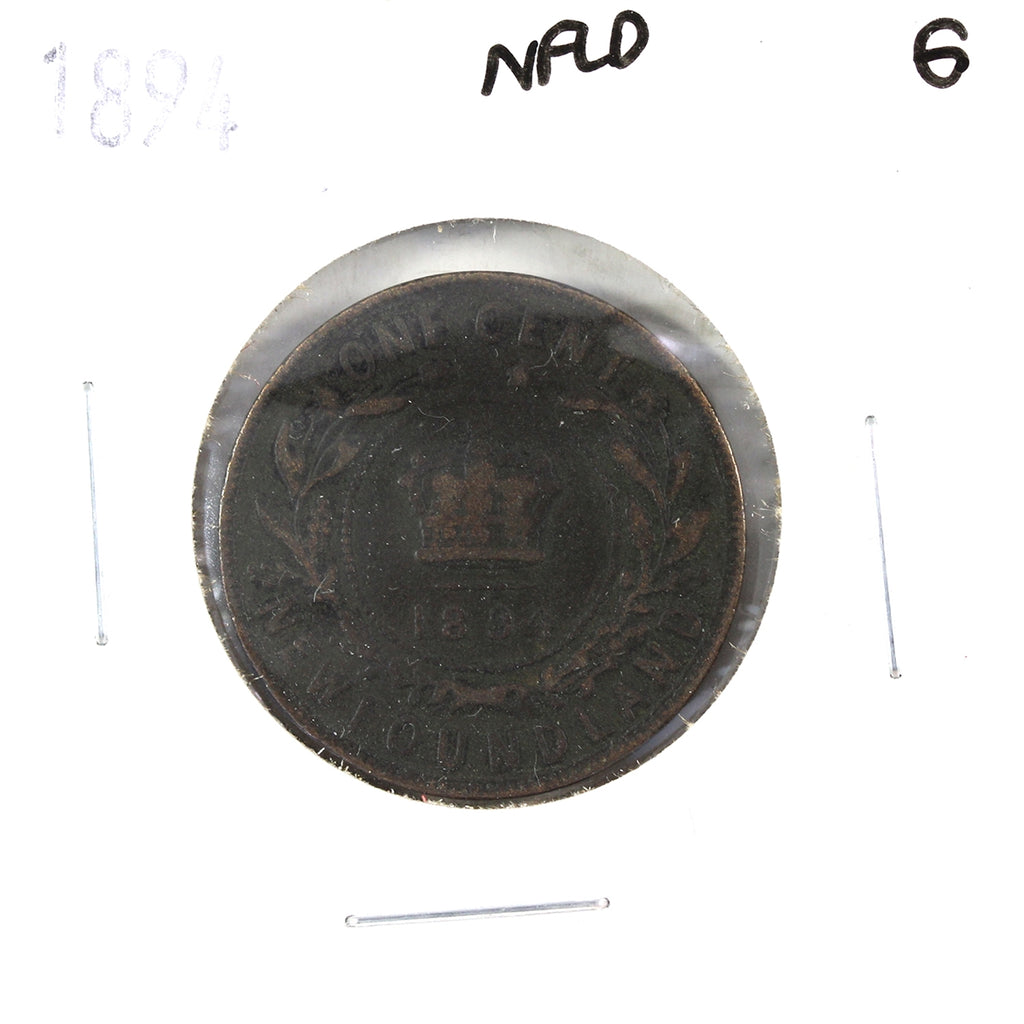 1894 Newfoundland 1-cent Good (G4)
