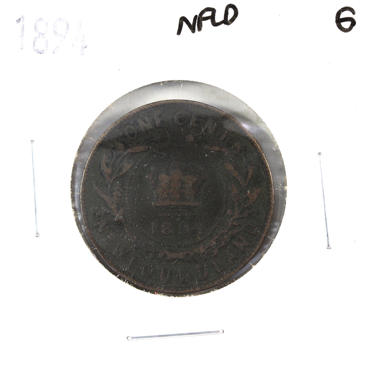 1894 Newfoundland 1-cent Good (G4)