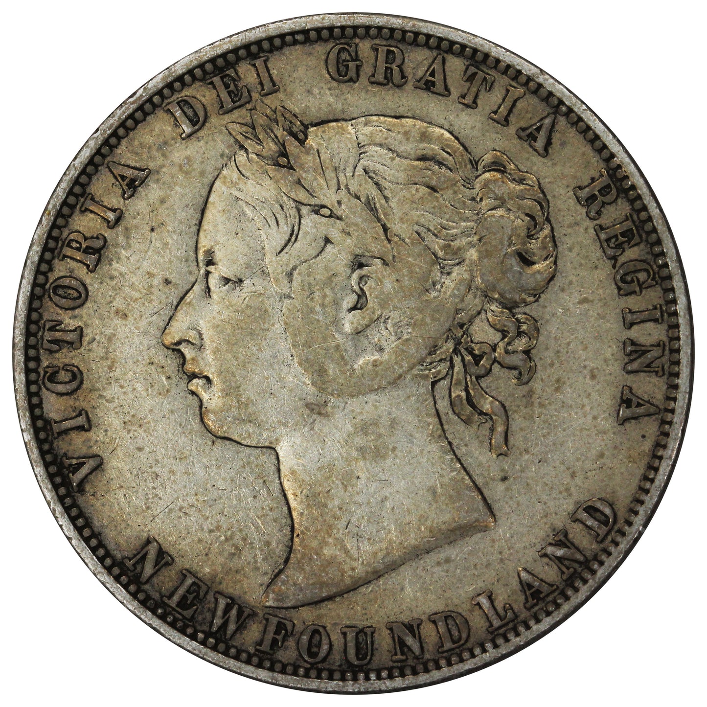 1881 Newfoundland 50-cents Fine (F12)